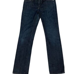 Citizens Of Humanity Mid-Rise Straight Leg Dark Wash Jeans